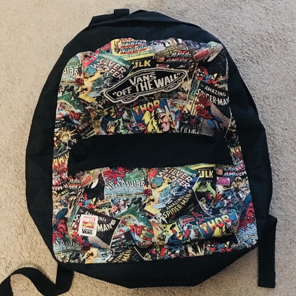 Vans off the wall marvel comic backpack Rare Vans off the wall marvel comic backpack Rare